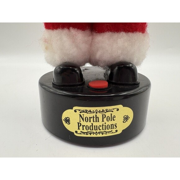Vintage Motionette Santa Claus Musical Christmas Figure 12 Inch SEE VIDEO - Picture 10 of 10